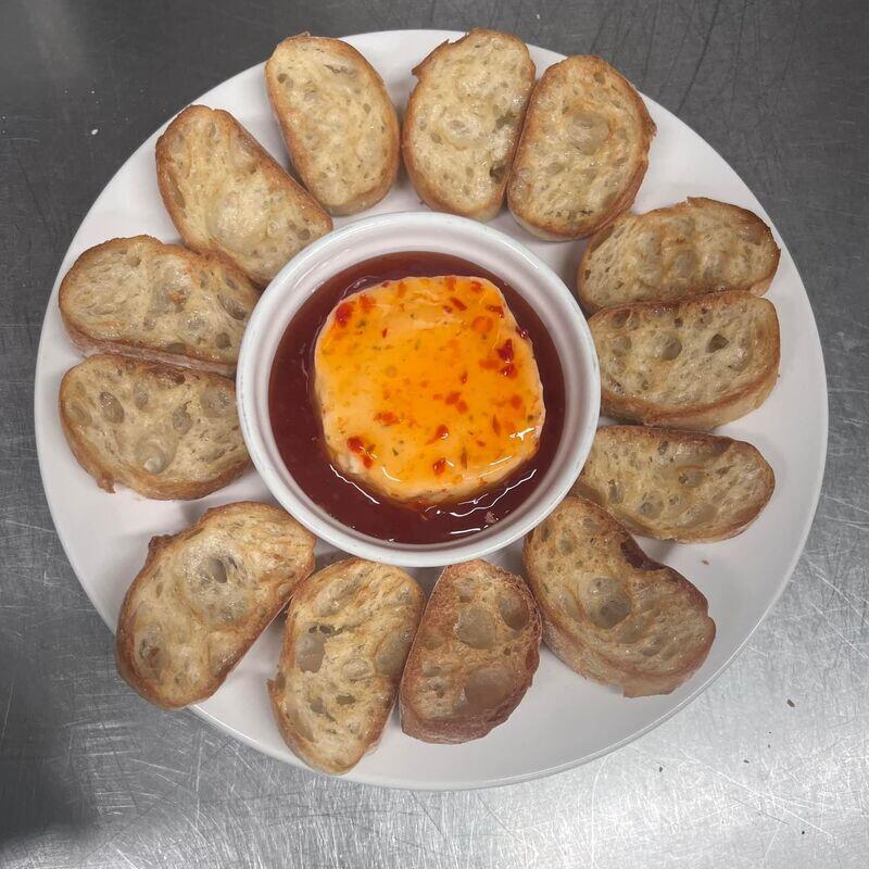 Boursin with Chili Sauce